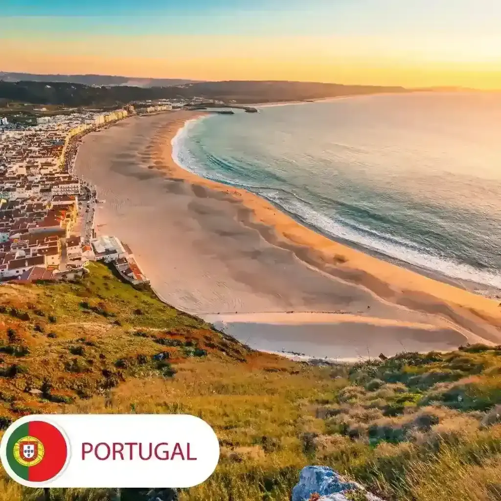 imagem capa do post Conheça Nazaré, a terra das ondas gigantes em Portugal!