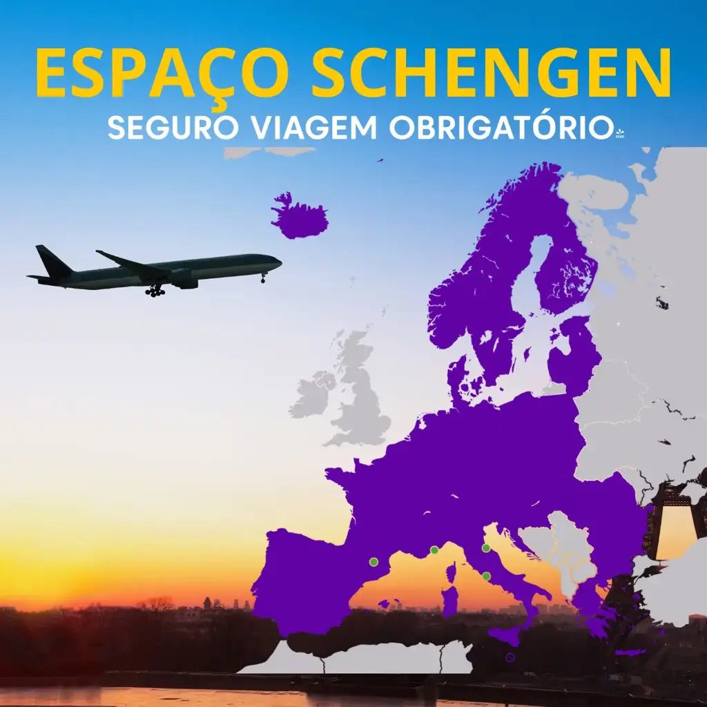 imagem capa do post Espaço Schengen: Países, Regras e Visto para 2026