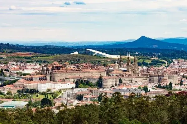 Cidade de Santiago de Compostela, na Espanha