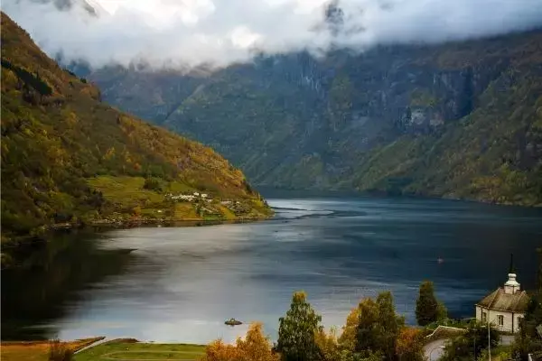 Fiorde de Geiranger na Noruega