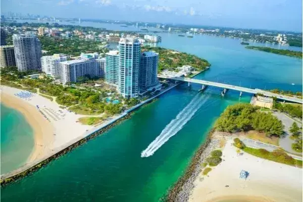 Venetian Causeway Bridge, Miami, Florida