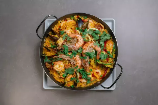 Prato com paella