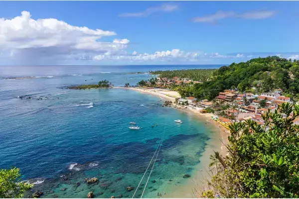 Beleza da natureza da Quarta Praia, em Morro de São Paulo