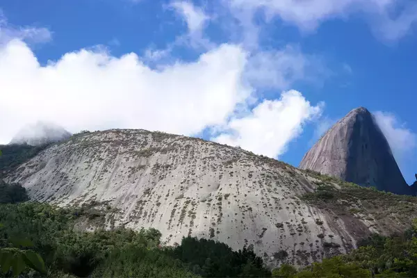 Pedra famosa em Domingos Martins, no Parque Estadual da Pedra Azul