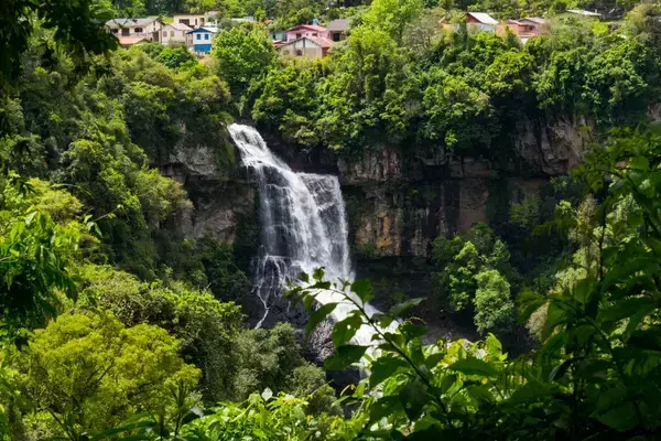 Cachoeira na cidade de Bento Gonçalves