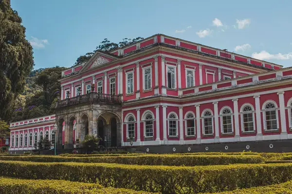 Fachada do Museu Imperial, em Petrópolis, Rio de Janeiro