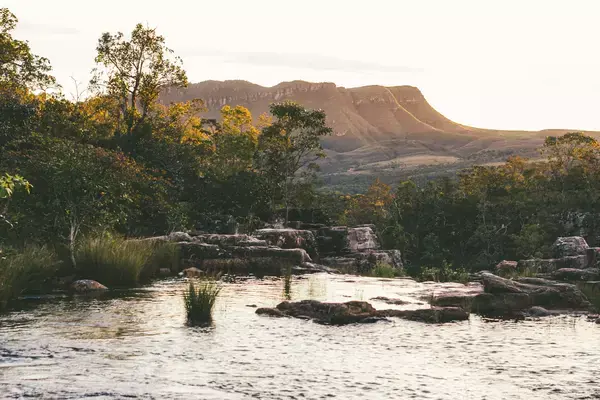 Cachoeira na Chapada dos Veadeiros, Goiás, Brasil