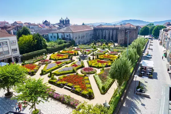 Jardim de Santa Bárbara, em Braga, Portugal