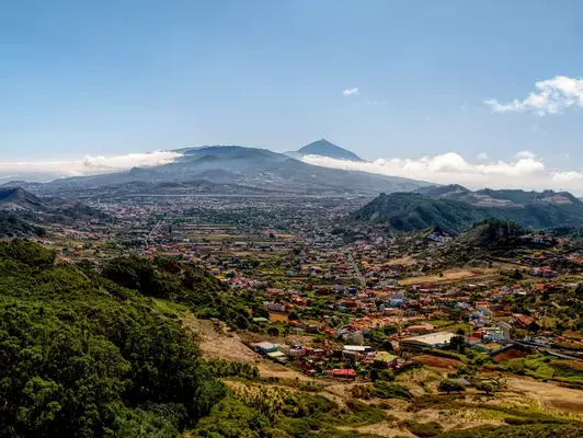 Vista da capital Caracas, da Venezuela