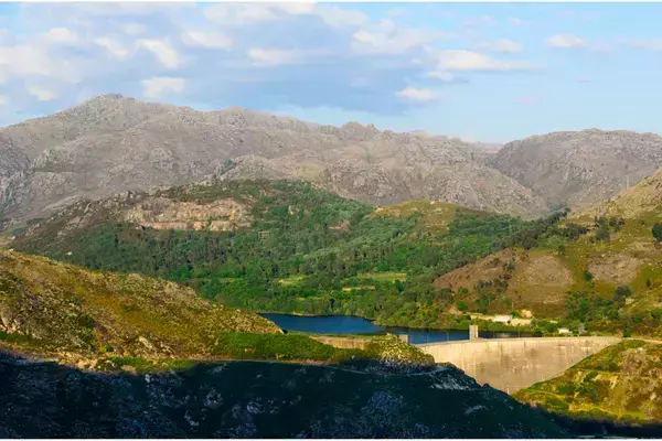 Vista do Parque Nacional da Peneda-Gêres, próximo a Braga