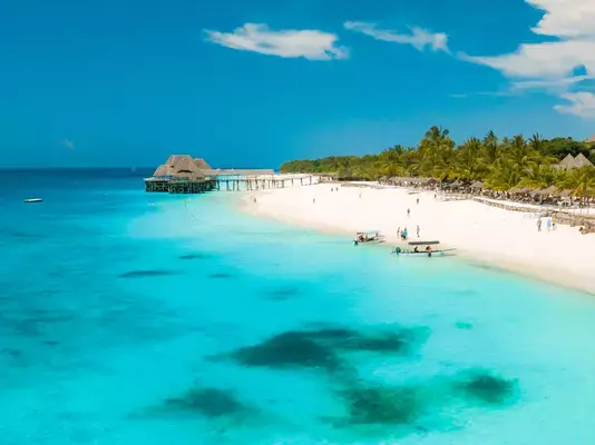 Praia em Zanzibar, Tanzânia