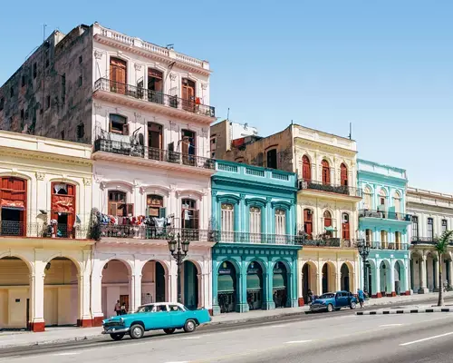 Prédios antigos em Havana, Cuba
