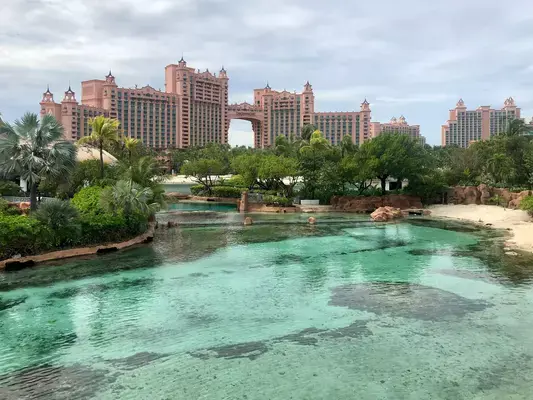 The Royal at Atlantis, resort famoso em Nassau, capital das Bahamas