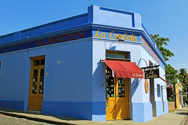 Armazém famoso na Colonia del sacramento em Uruguai