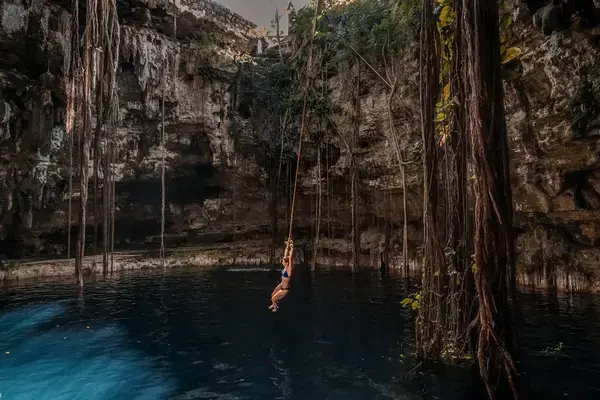 Cenote Oxman Valladolid, em Tulum, México
