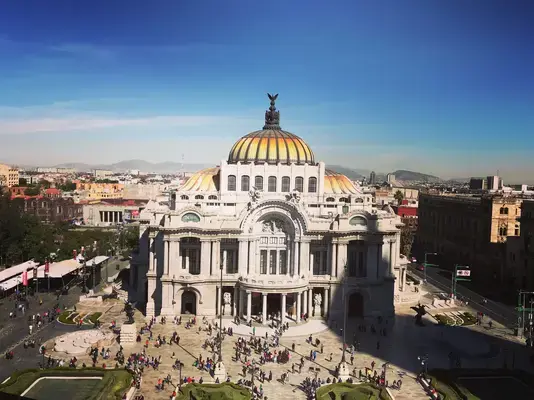 Palácio de Bellas Artes na Cidade do México