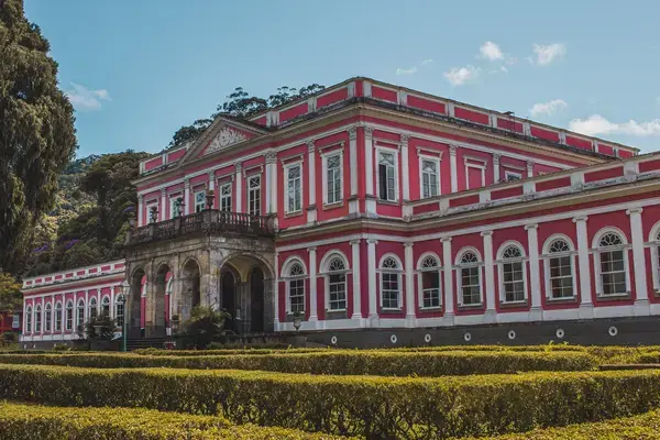 Fachada do Museu Imperial em Petrópolis, Rio de Janeiro