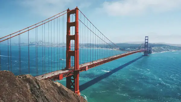 Golden Gate Bridge em São Francisco, Califórnia