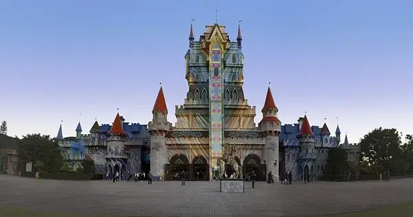 Entrada com castelos do Beto Carrero World