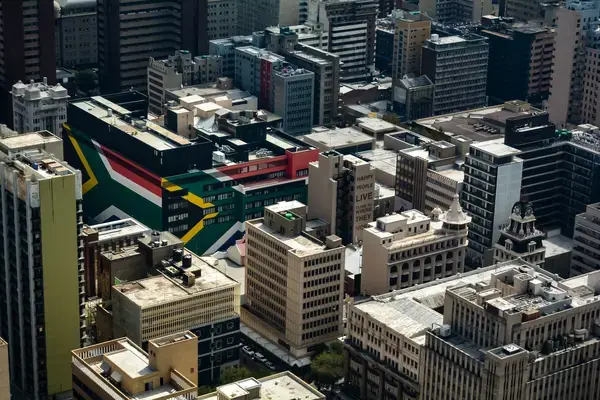 Prédios no centro de Johannesburgo, África do Sul