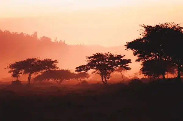 Por do sol em Kigali, Ruanda