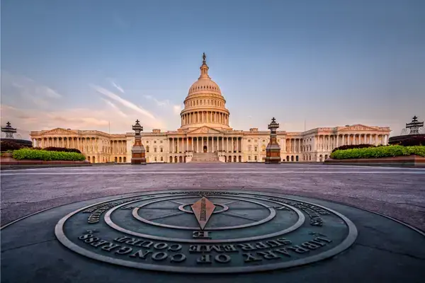 Prédio do Capitólio, nos Estados Unidos
