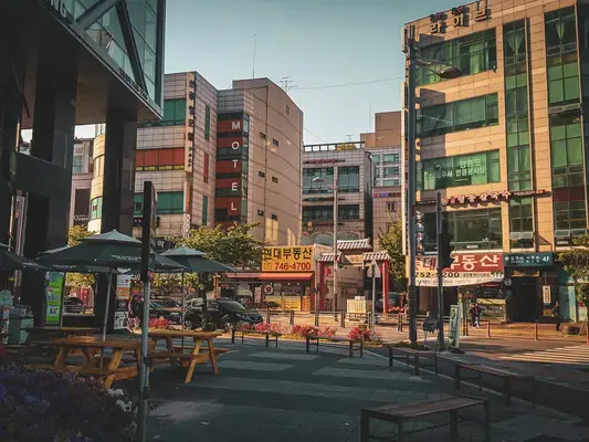 Rua em Incheon, Coreia do Sul
