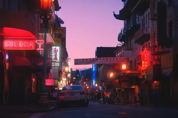 Rua na Chinatown em São Francisco