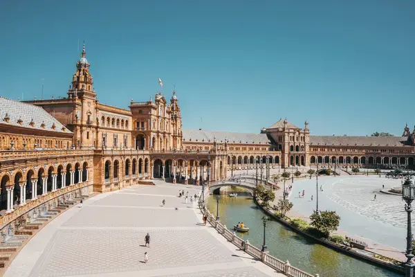 Plaza de España em Sevilha, Espanha