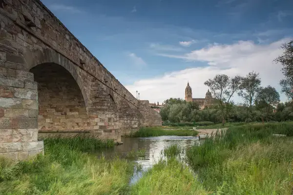 Vista da Ponte Romana de Salamanca