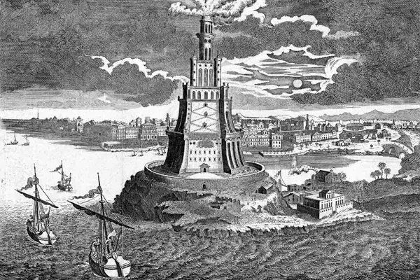 Imagem ilustrativa do antigo Farol de Alexandria
