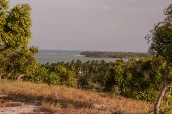 Vista da praia de Moreré
