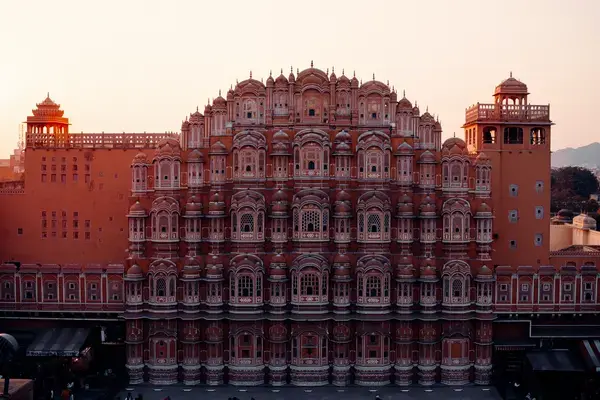 Hawa Mahal, ou Palácio dos Ventos, em Jaipur