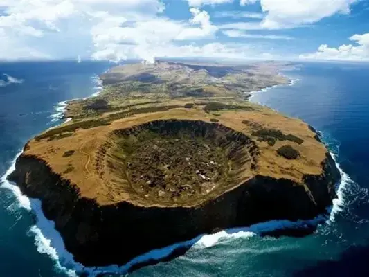 imagem area de um circulo terrestre