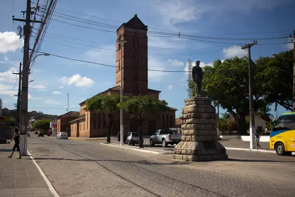 Igreja com arquitetura gótica na cidade de Rio Tinto, na Paraíba