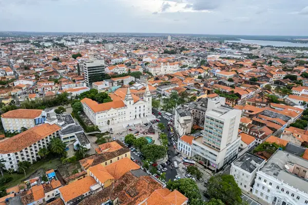 Vista aérea da cidade de São Luís, Maranhão