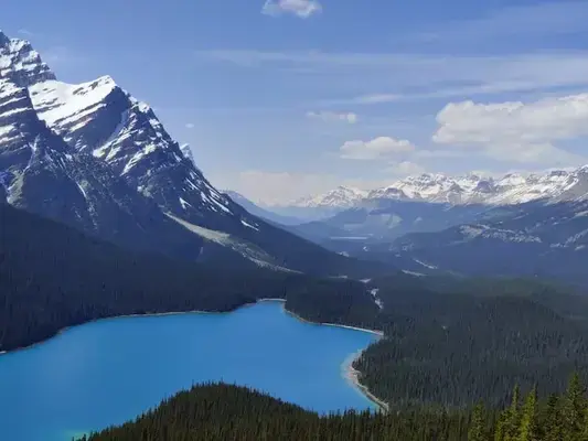 Lago Peyto, em Alberta, no Canadá