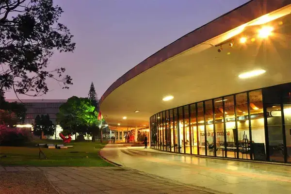 Fachada do MAM - Museu da Arte Moderna de São Paulo (Fonte: Divulgação MAM/SP)
