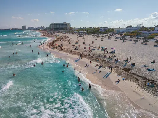 Zona Hoteleira em Cancún (Fonte: Unsplash)