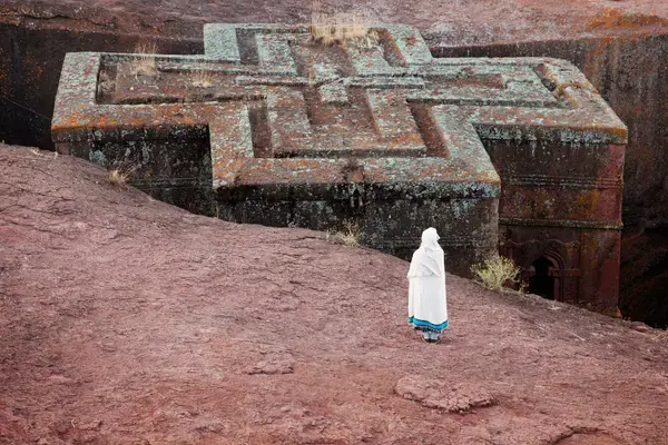 Igrejas esculpidas em Lalibela, Etiópia (Fonte: Adobe Stock)