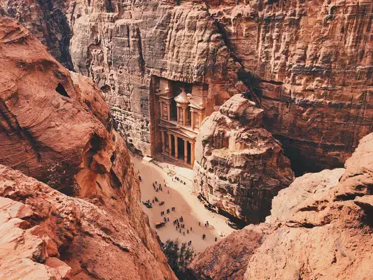Petra, na Jordânia (Fonte: Unsplash)