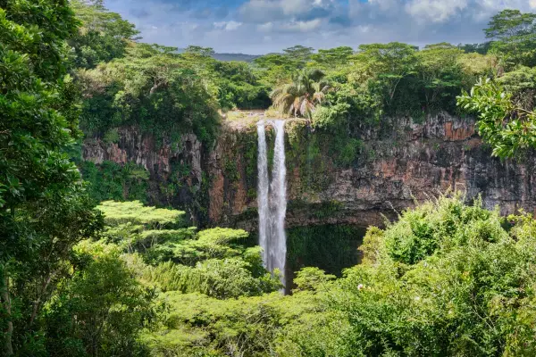 Cachoeira nas Ilhas Maurício