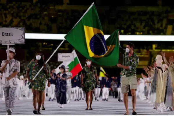 Abertura dos Jogos Olímpicos Rio 2016. Fonte: (Reprodução|BBC)