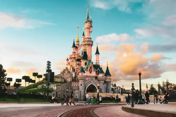 Castelo de Parque da Disney, em Orlando