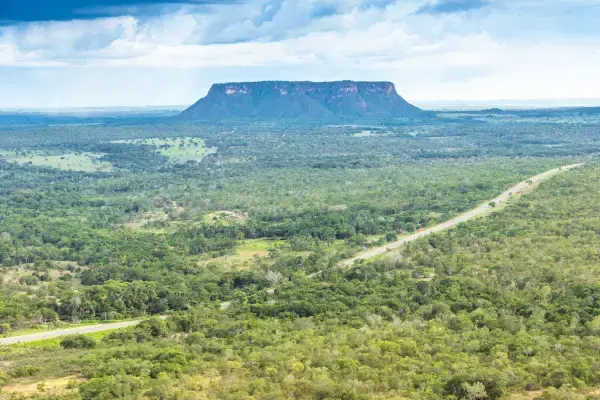 Cenário natural da região da Chapada das Mesas