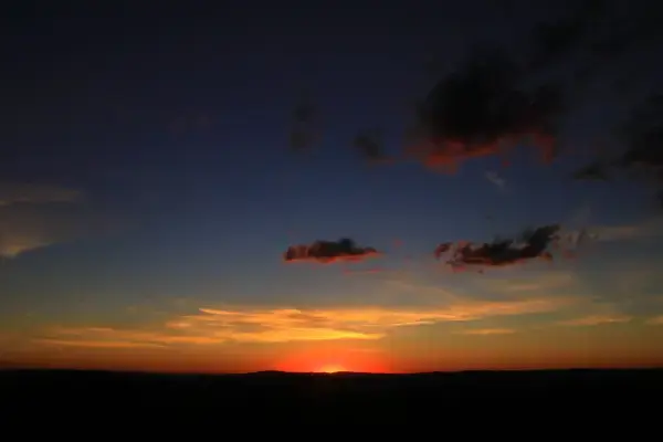 Por do sol na Chapada dos Veadeiros