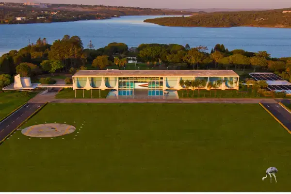 Palácio da Alvorada, residência oficial do Presidente do Brasil