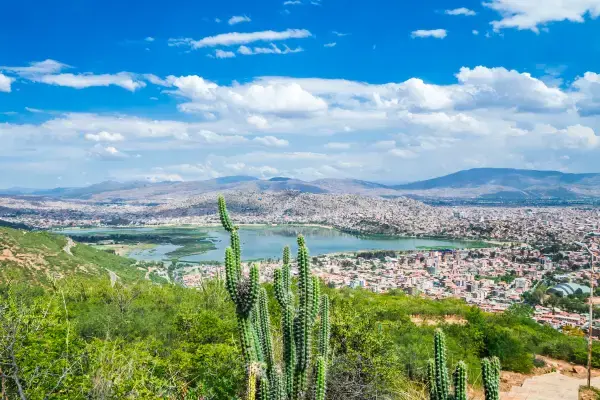 Paisagem natural em Cochabamba, na Bolívia