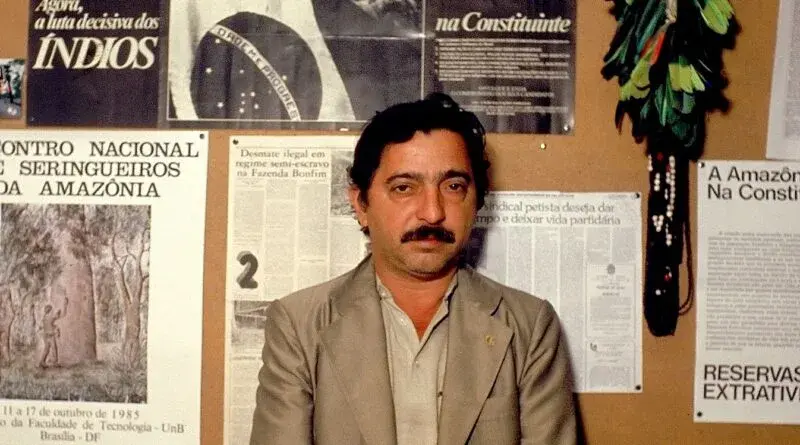 imagem de chico mendes, figura importante para o Acre