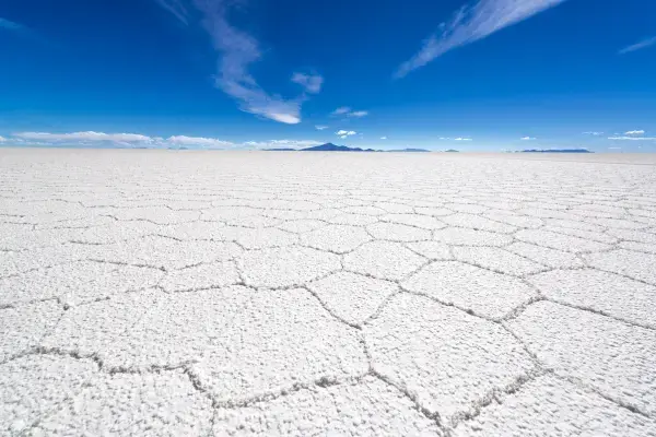 Planície do Salar de Uyuni, na Bolívia